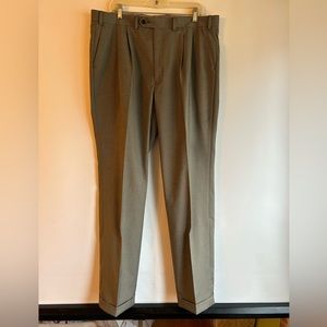 LAUREN RALPH LAUREN MENS PLAID PATTERN DRESS PANTS SIZE 38x34